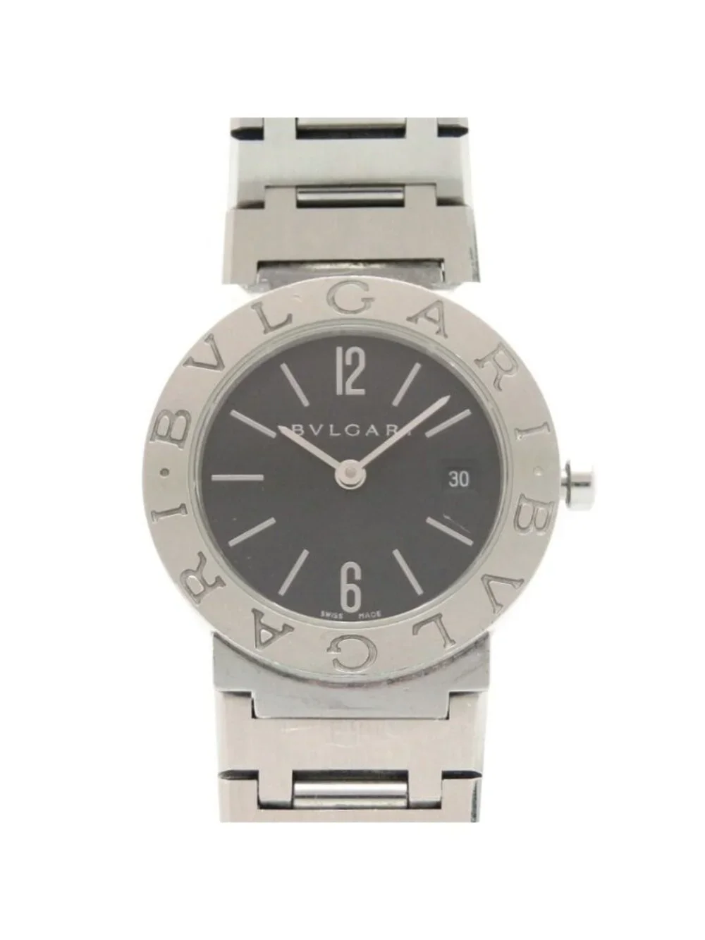 Bvlgari Black SS Quartz Watch Dial